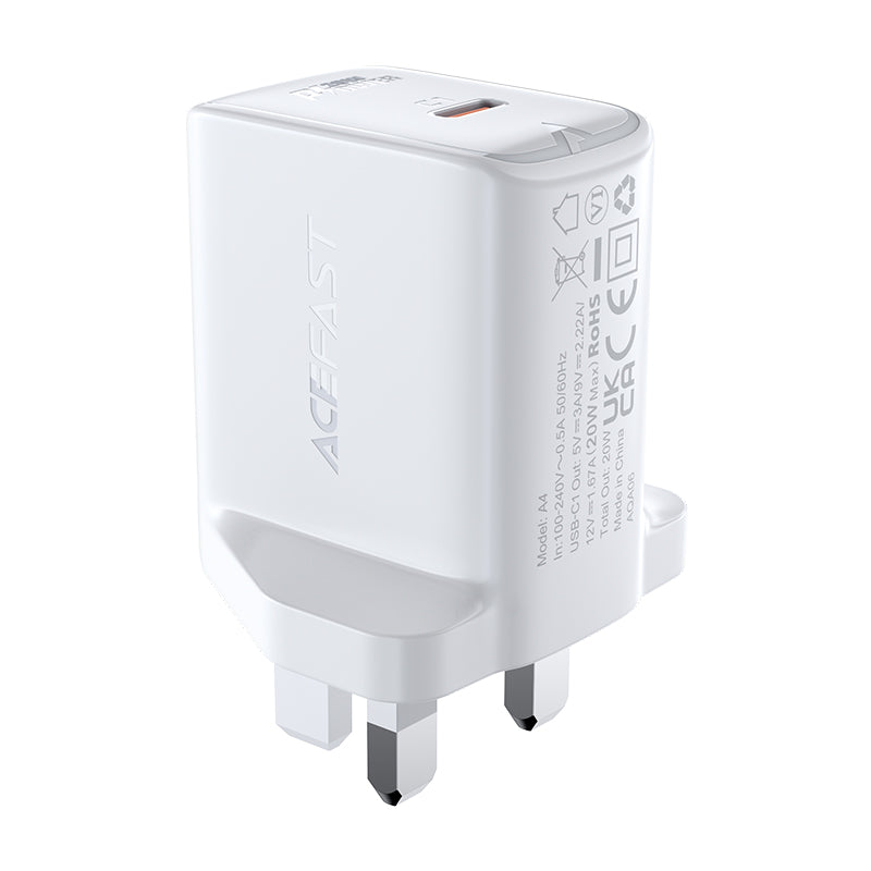 A4 PD20W Single USB-C Charger (UK)