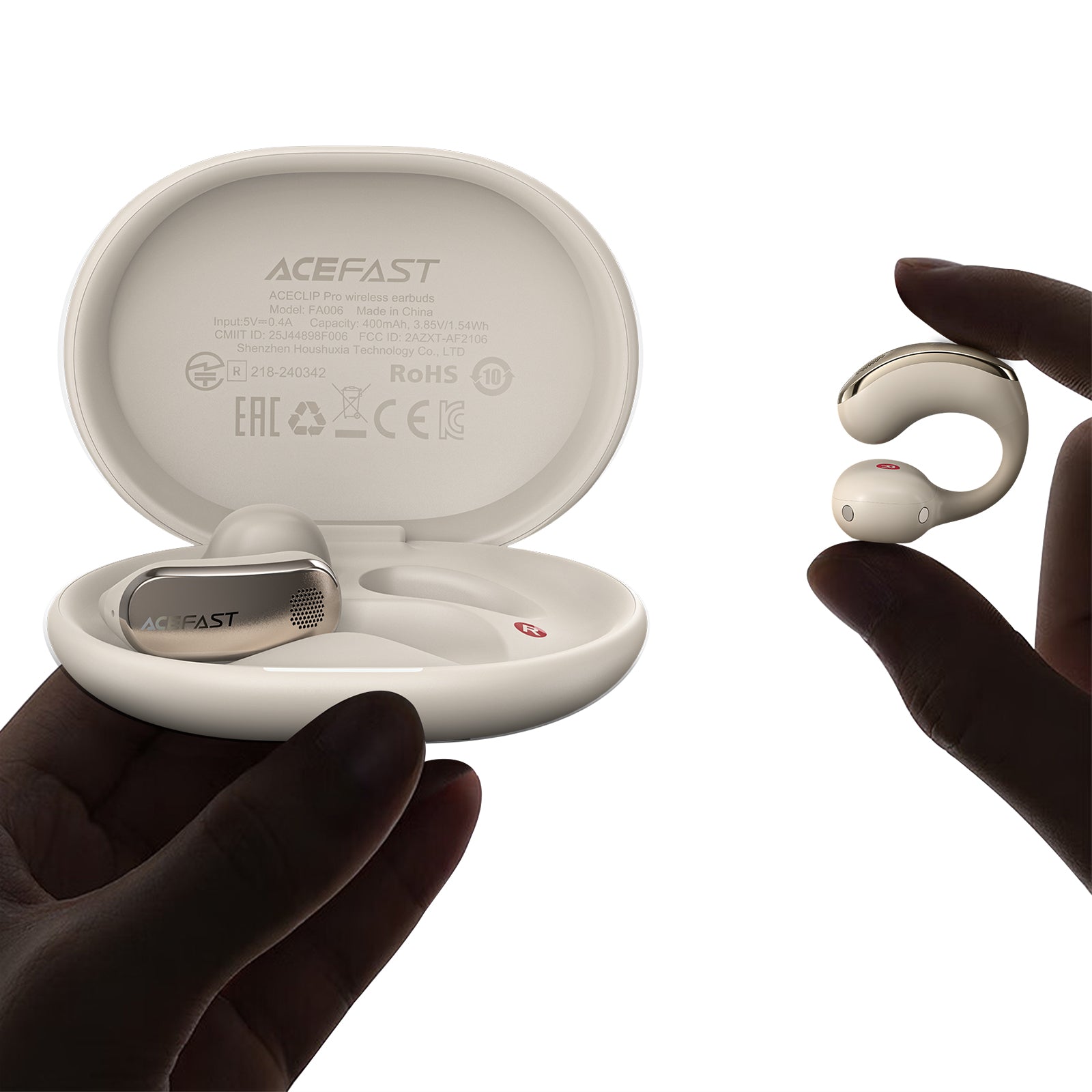 ACECLIP Pro Wireless Warbuds | Dual-mic call noise reduction technology