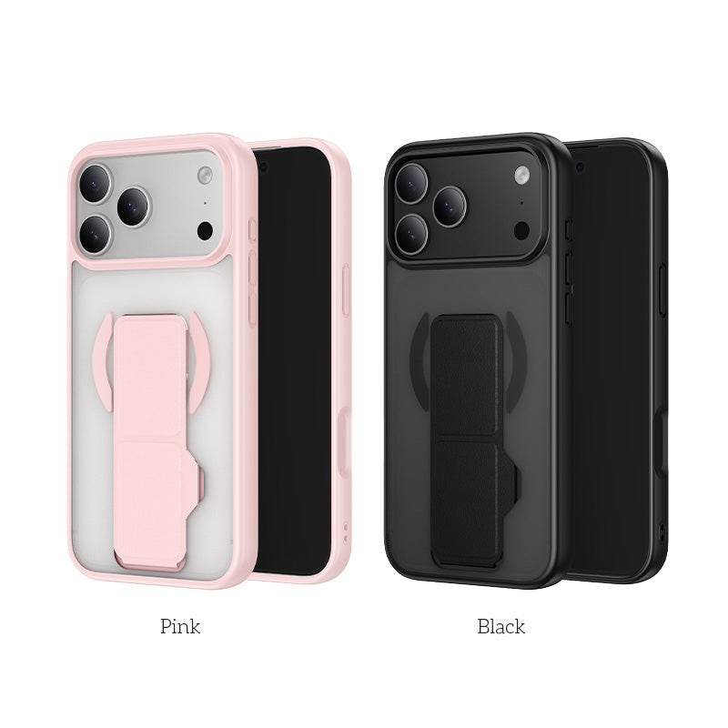 Hoco DAS3 Magnetic Protective Case With Holder For iPhone 18 Pro / iPhone 17 Pro