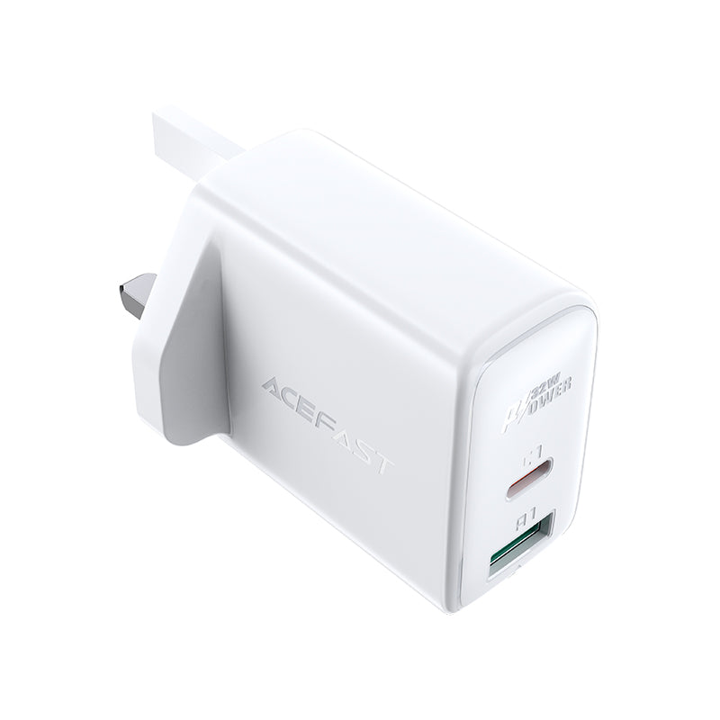 A8 PD32W (USB-C+USB-A) Dual Port Charger (UK)