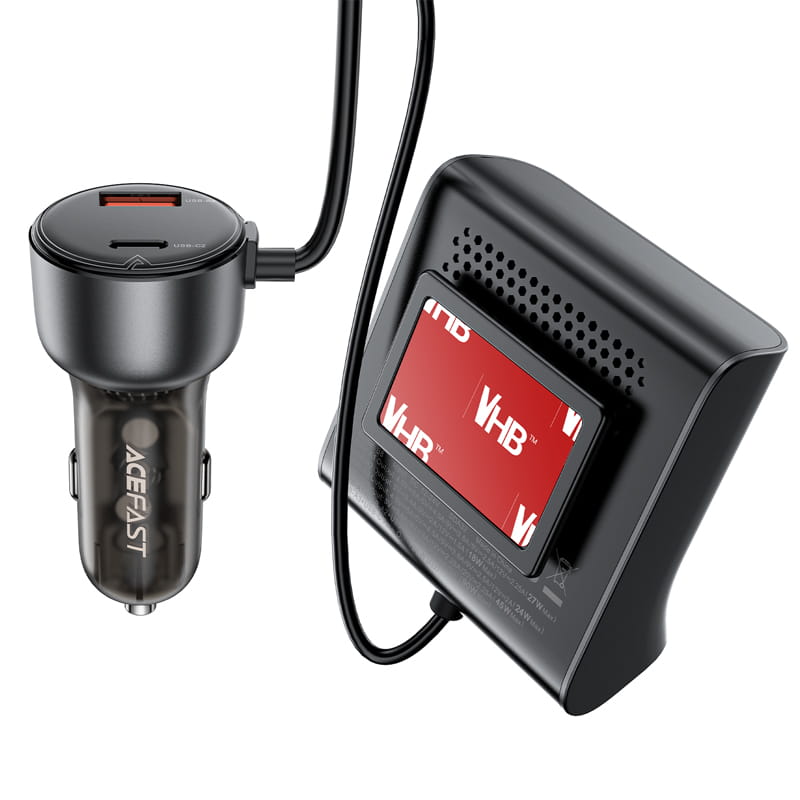 B11 138W Car Charger Splitter with Digital Display