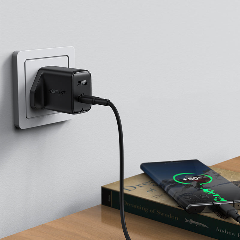 A24 PD30W GaN single USB-C charger (UK)