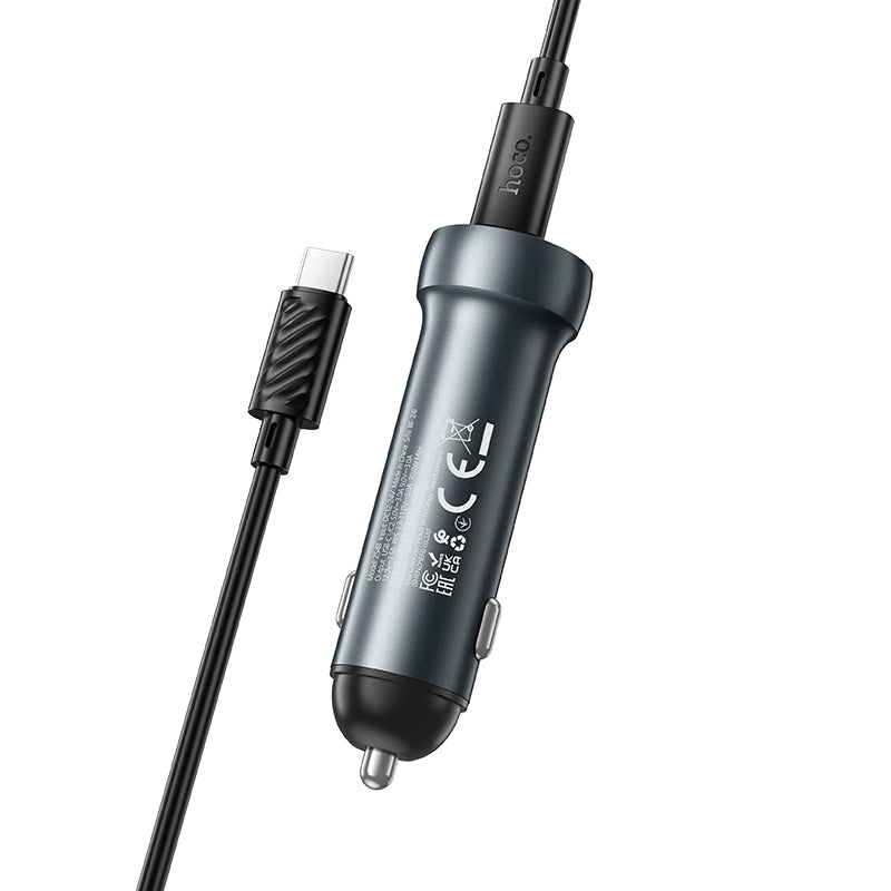 Z54B Prosperous PD60W (2C) Car Charger Set (USB-C To USB-C)