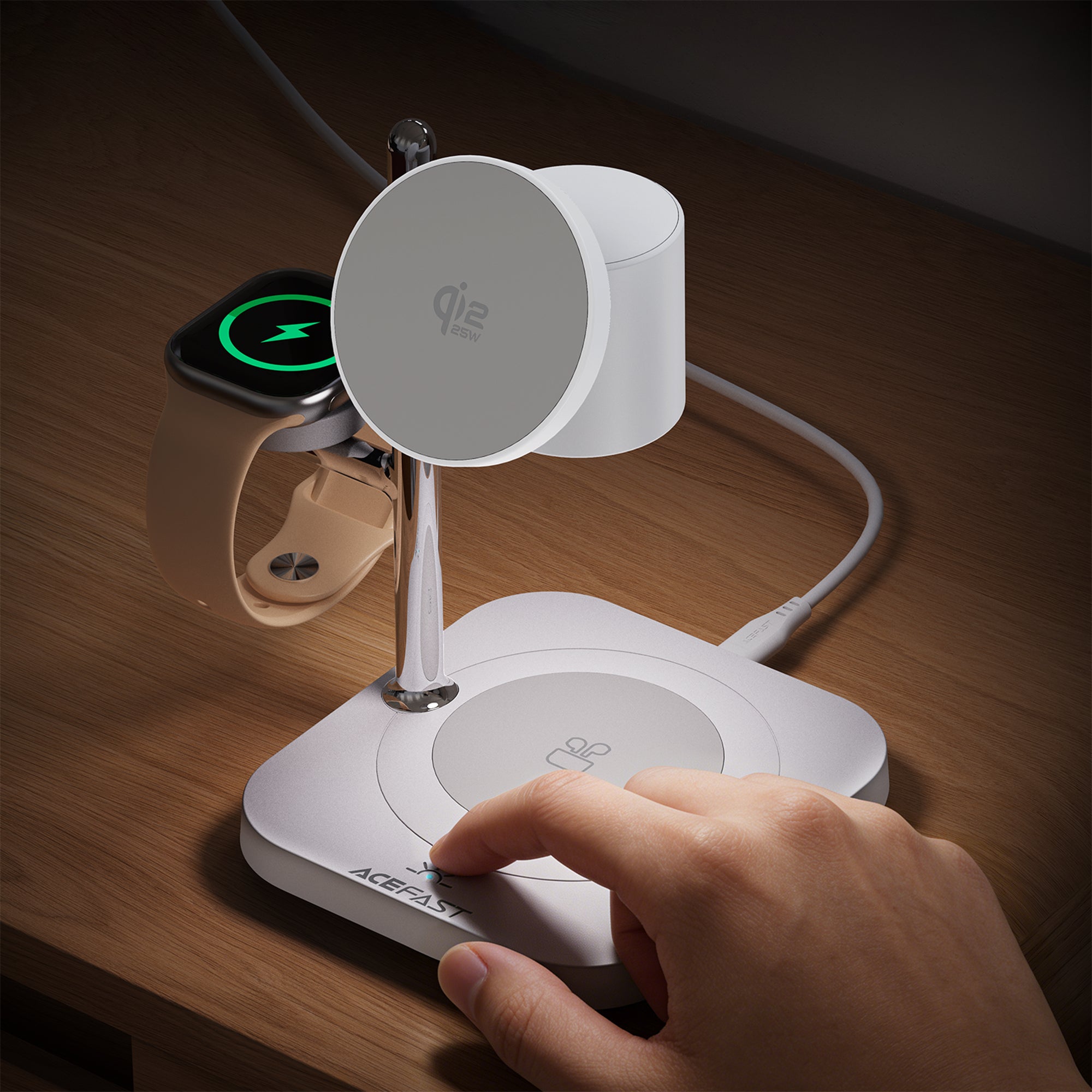 E39 4-in-1 Desktop Wireless Charger