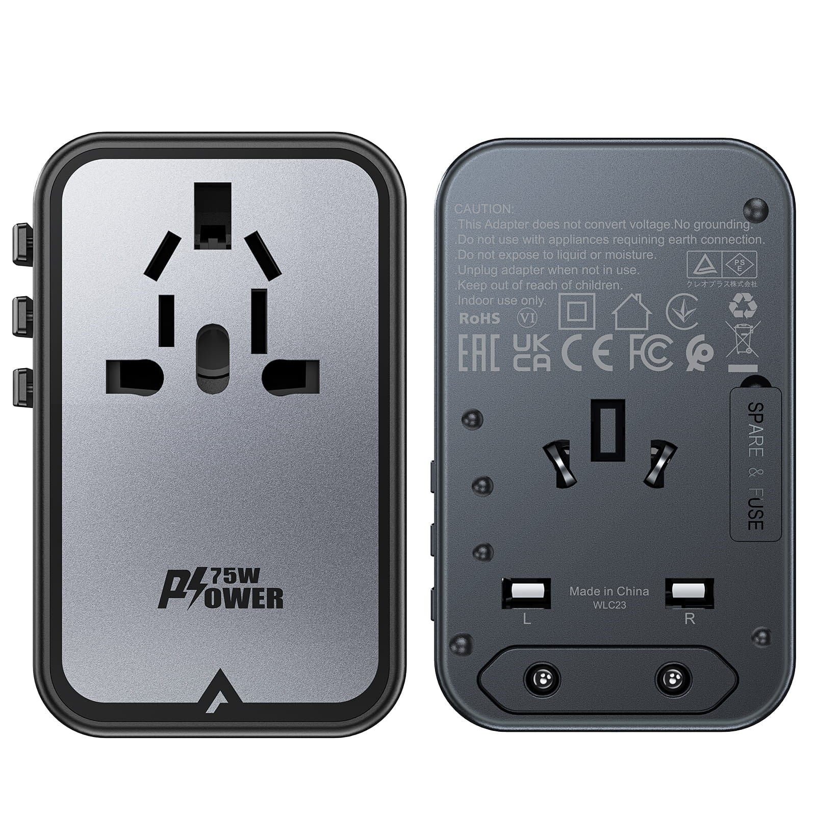 Z1 PD75W GaN (3*USB-C+2*USB-A) Multifunctional Charging Adapter