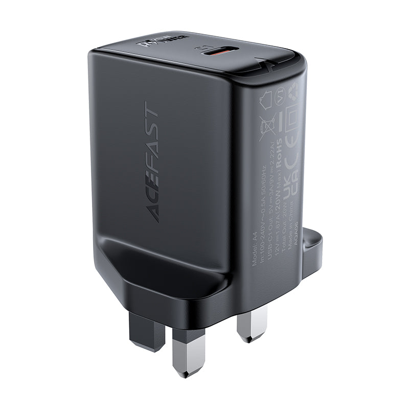 A4 PD20W Single USB-C Charger (UK)