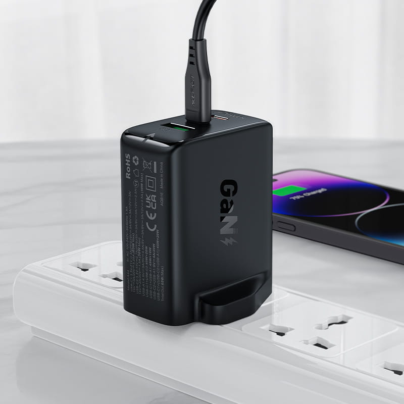 A44 PD 65W GaN (2*USB-C+USB-A) Charger (UK)