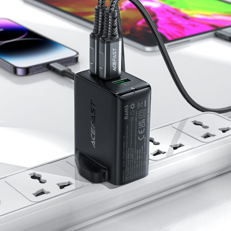 A44 PD 65W GaN (2*USB-C+USB-A) Charger (UK)