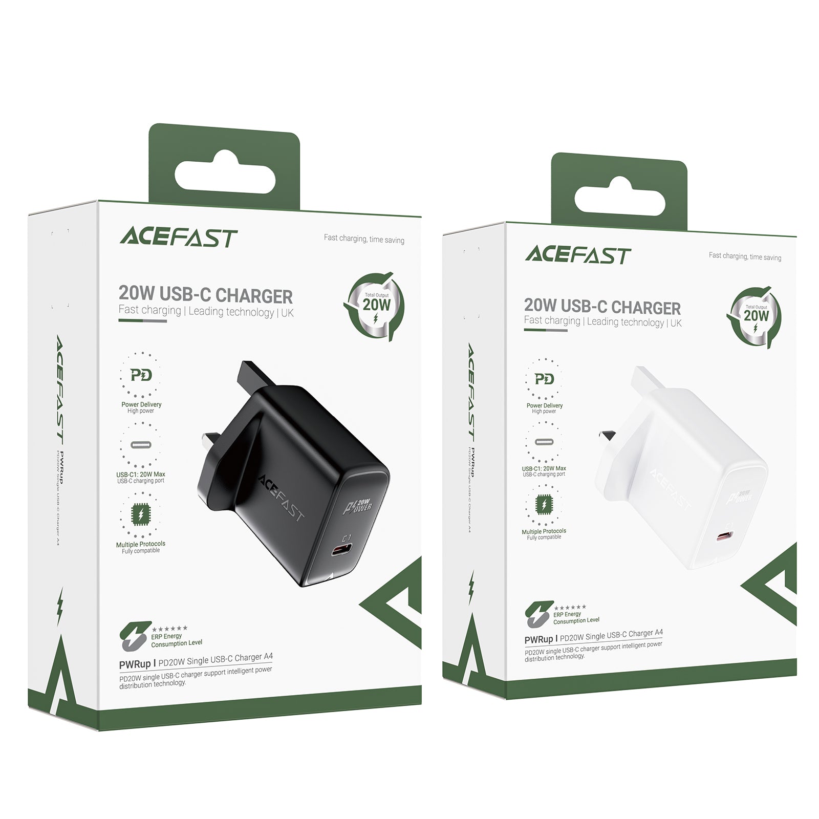 A4 PD20W Single USB-C Charger (UK)