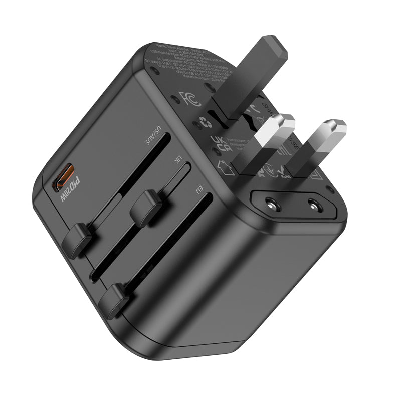 Hoco AC15 Walker Three-Port PD20W (1C2A) Universal Conversion Charger