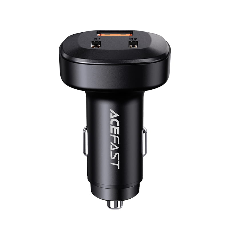 B3 66W(USB-C+USB-C+USB-A) Three-Port Metal Car Charger