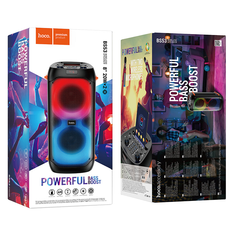 BS53 Manhattan Wireless Dual Mic Outdoor Bluetooth Speaker (US/EU）