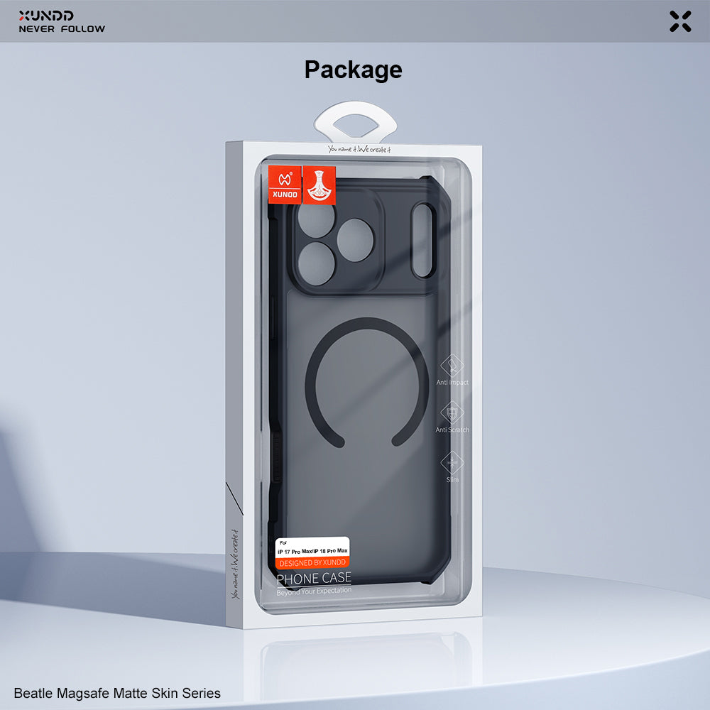 Xundd Beetle Magsafe Matte Skin Series for iPhone 18 Pro & iPhone 18 Pro Max