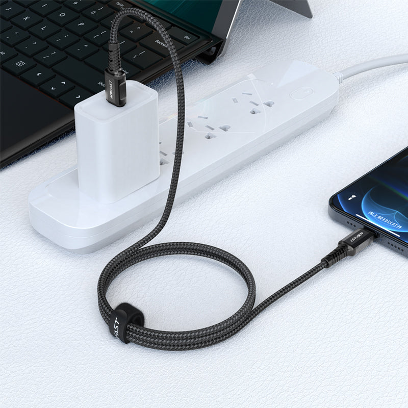 C1-01 USB-C to Lightning Aluminum Alloy Charging Data Cable