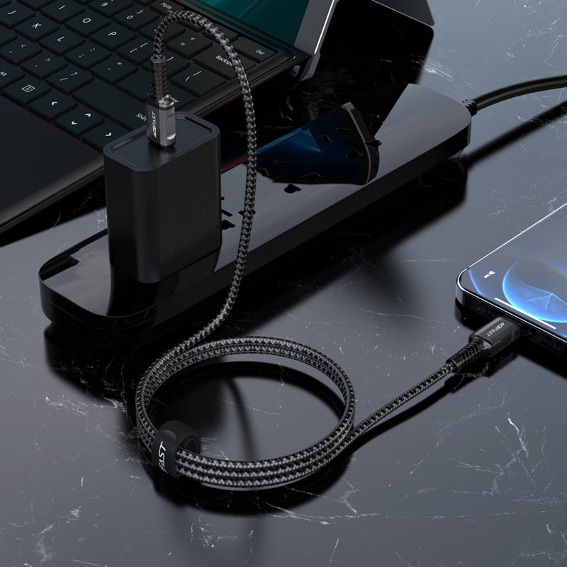 C1-01 USB-C to Lightning Aluminum Alloy Charging Data Cable