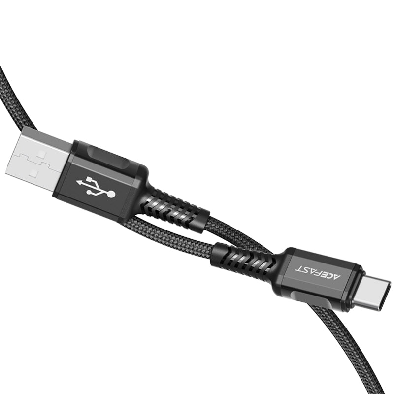 C1-04 USB-A to USB-C aluminum alloy charging data cable 2M