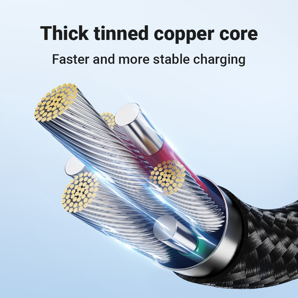 C20-03 USB-C to USB-C Aluminum Alloy Charging Data Cable