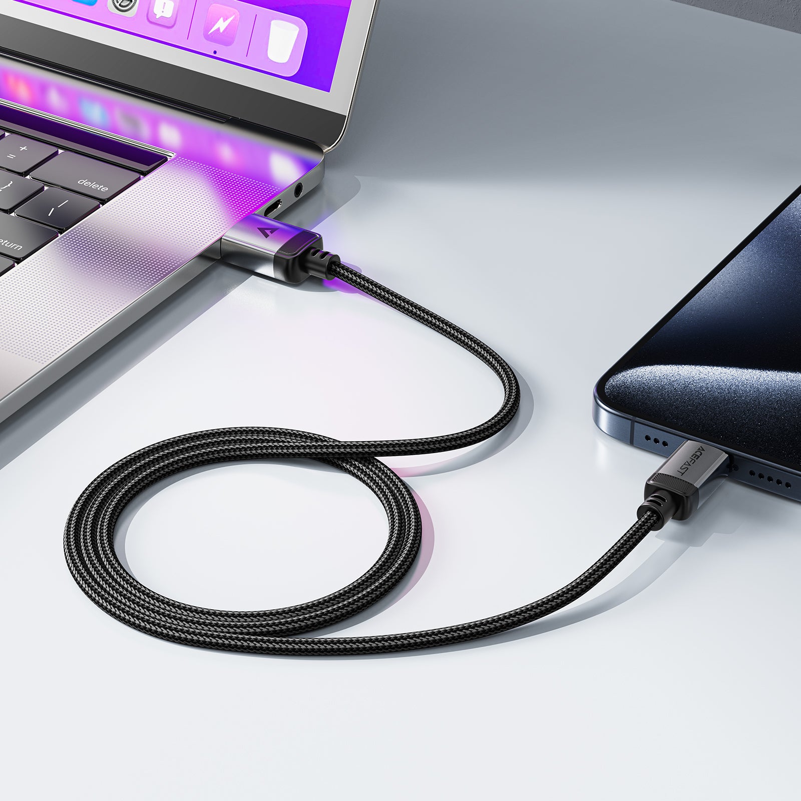 C20-04 USB-A to USB-C Aluminum Alloy Charging Data Cable