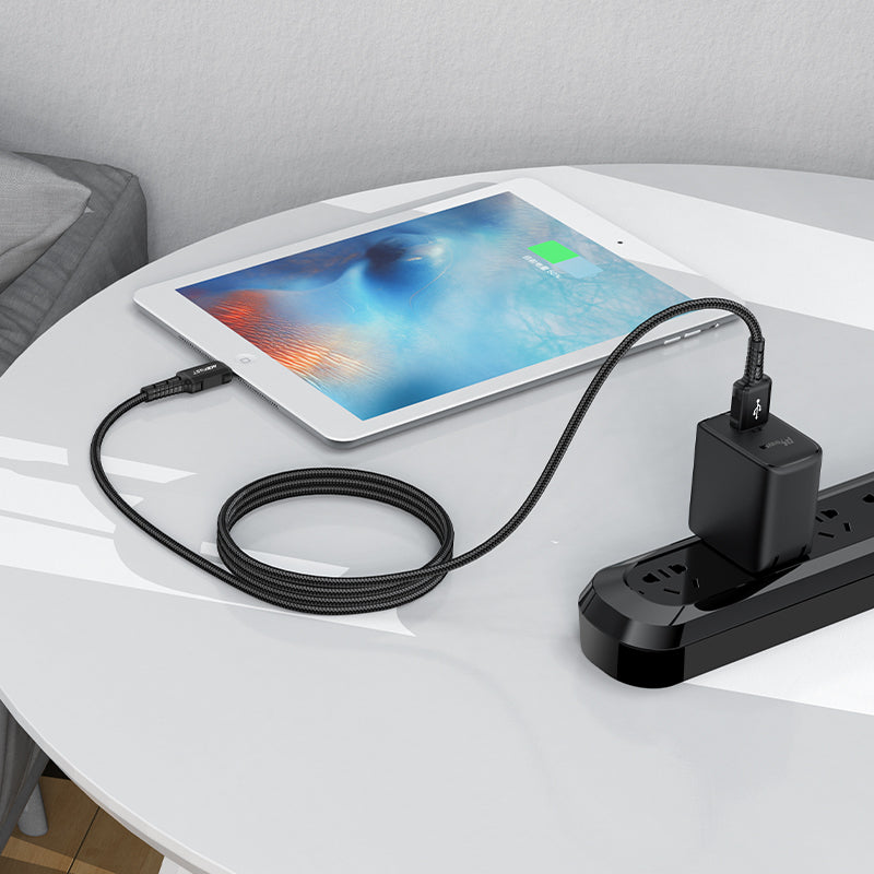 C4-02 USB-A to Lightning Aluminum Alloy Charging Data Cable (1.8m)
