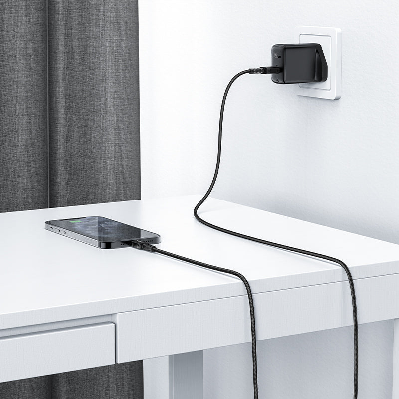 C4-02 USB-A to Lightning Aluminum Alloy Charging Data Cable (1.8m)