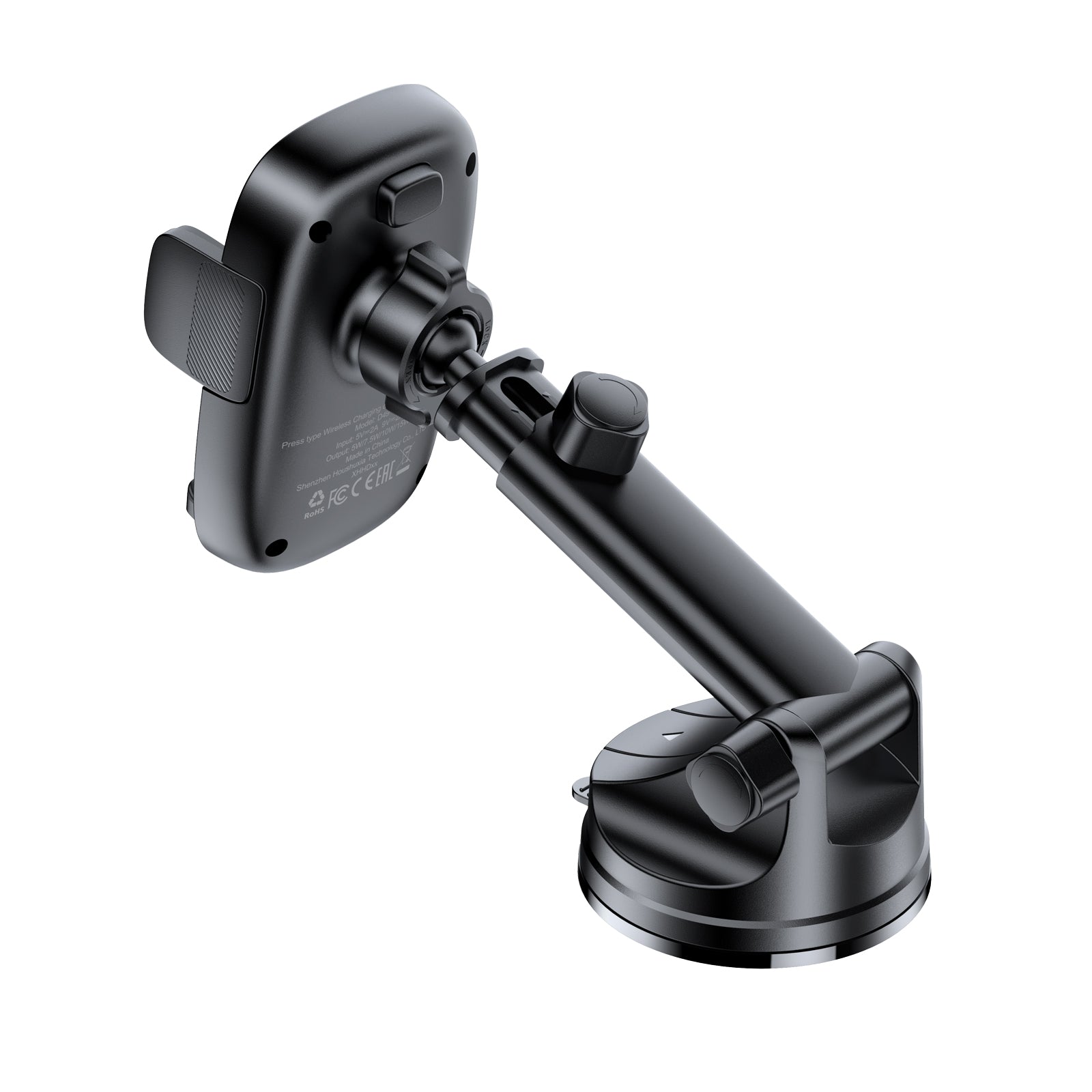 D49 Press Type Wireless Charging Car Holder For Dashboard