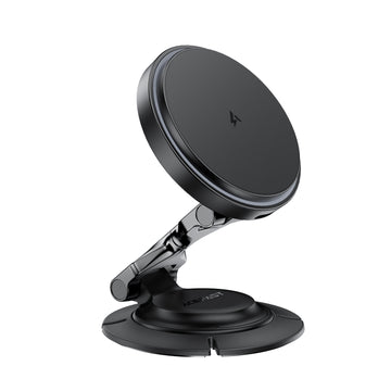 D65 Magnetic Folding Wireless Charging Car Holder