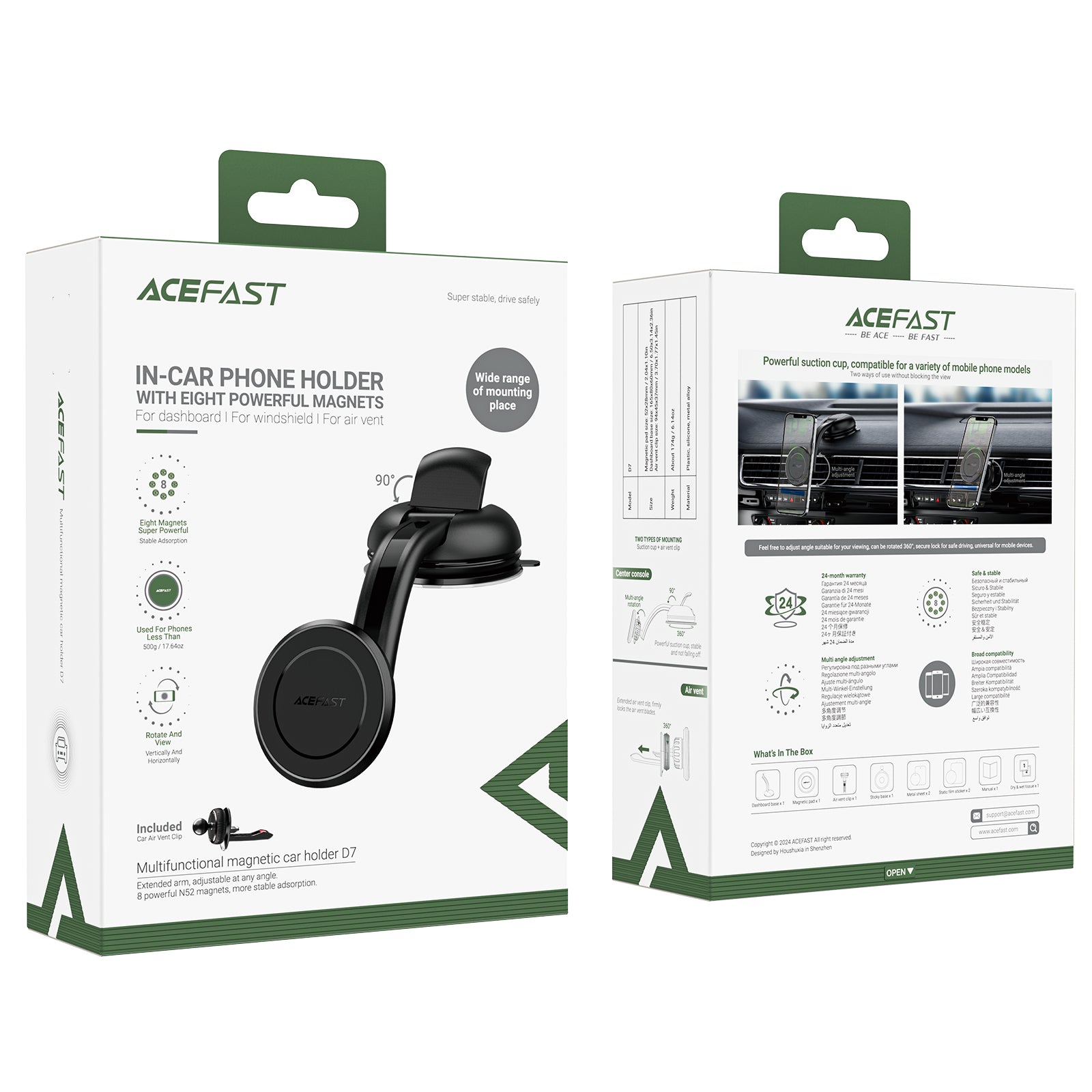 D7 Multifunctional Magnetic Car Holder