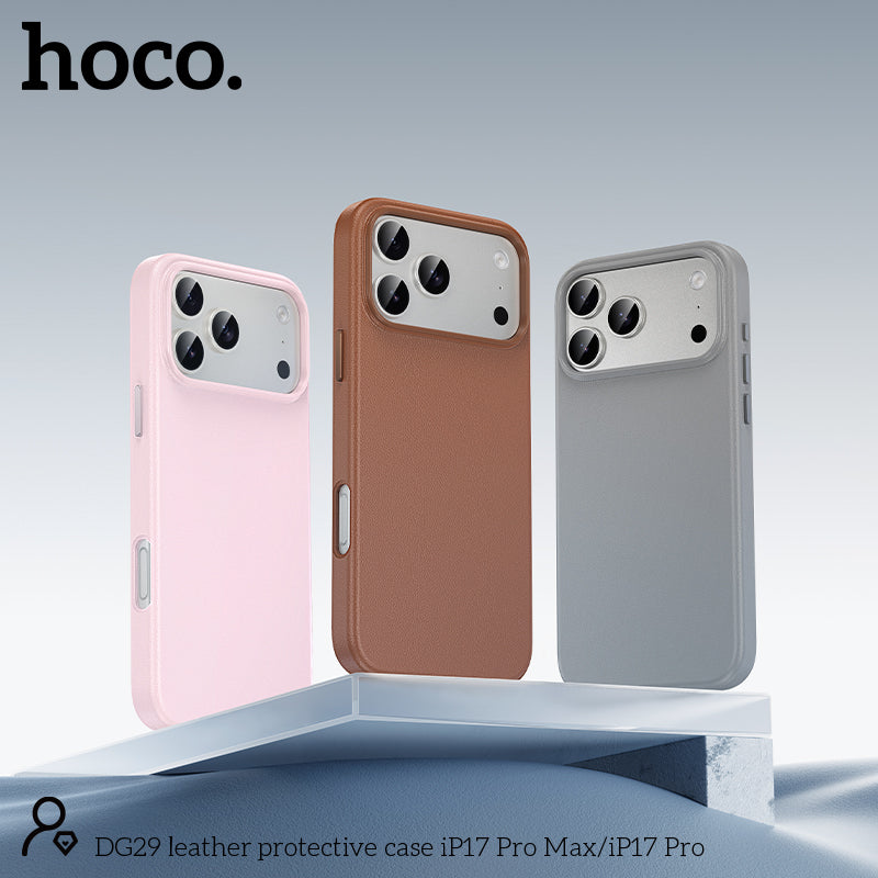 DG29 Leather Protective Case For Apple iPhone 17 Pro Max