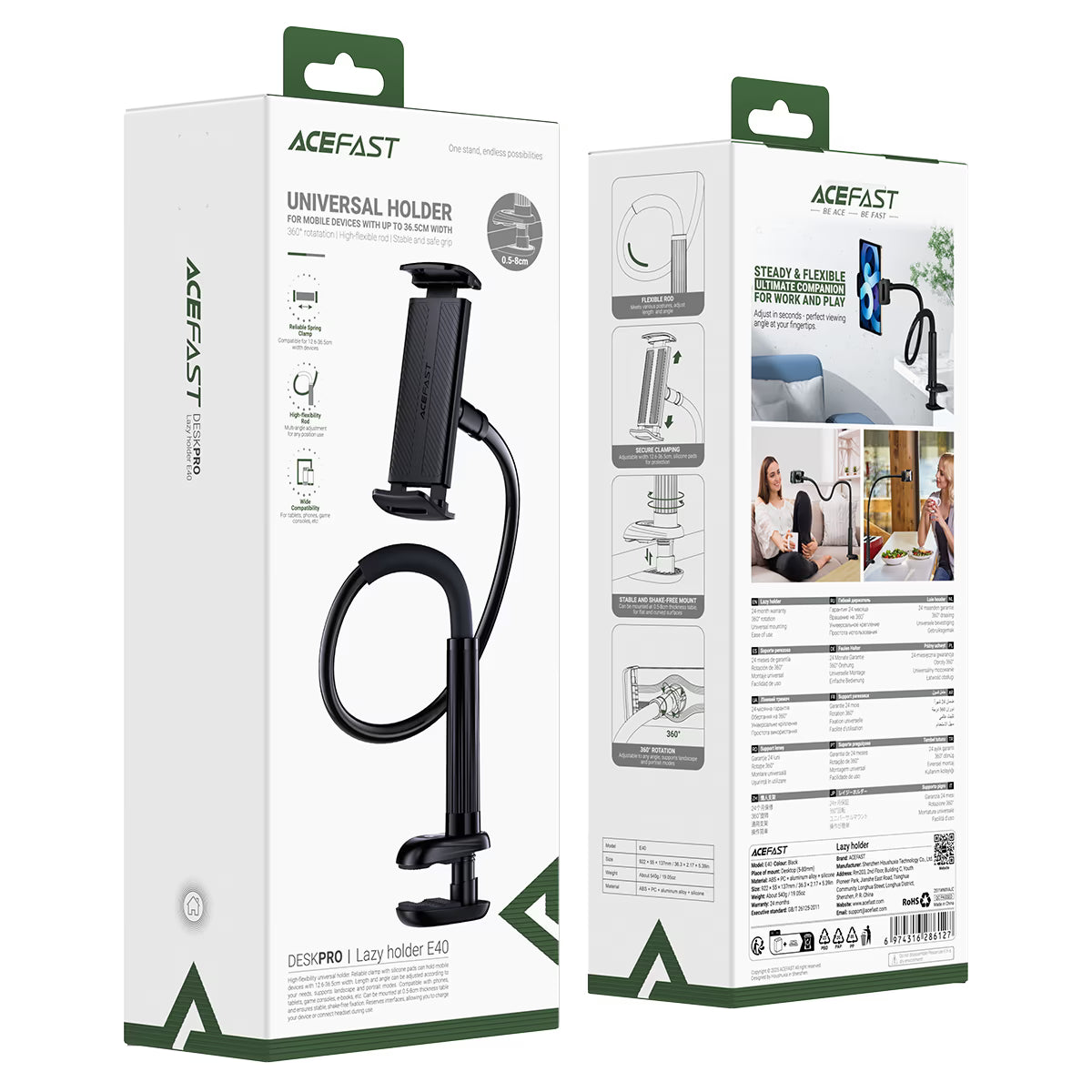 Desktop Universal Holder E40