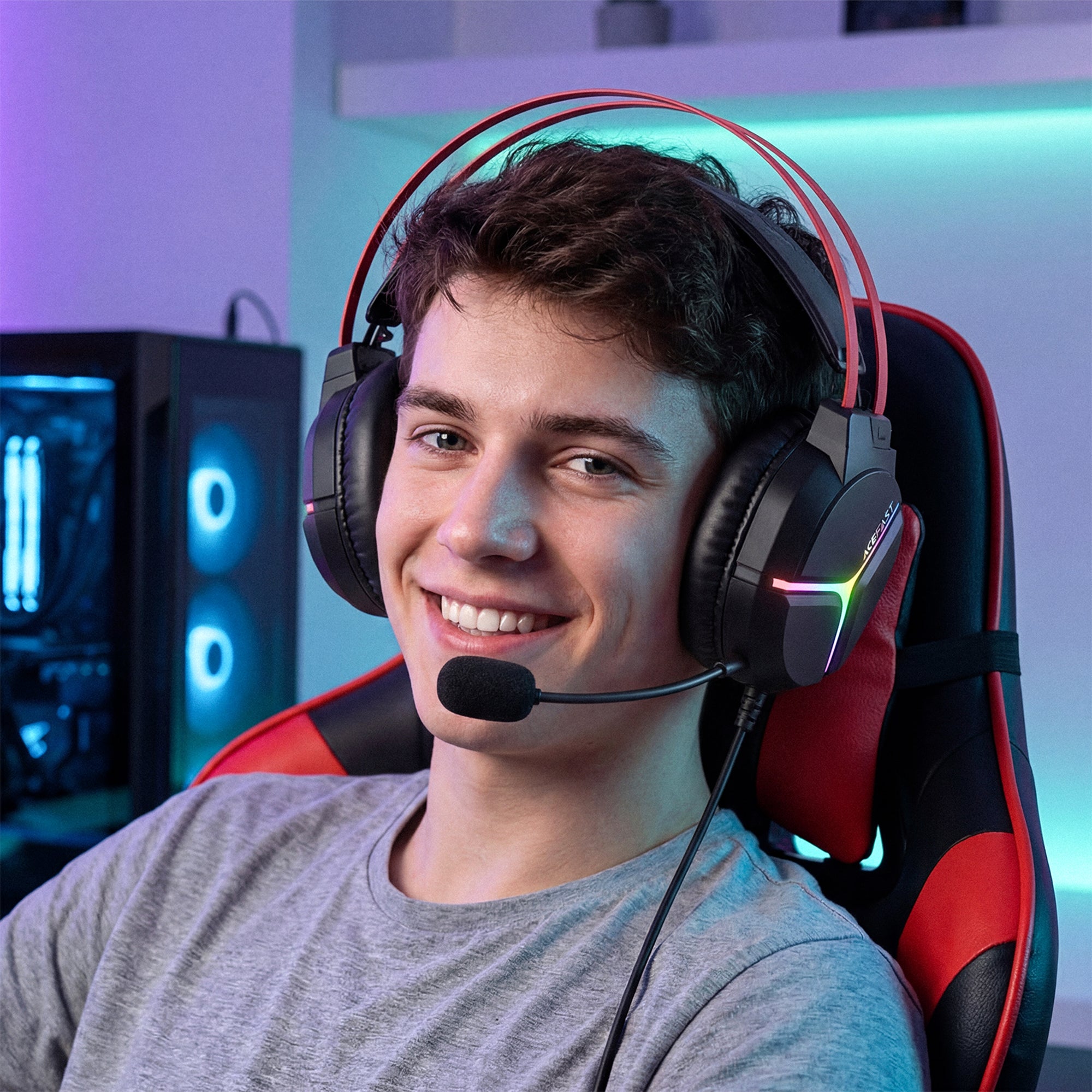 H16 Gaming Wired Headset | Omnidirectional Microphone