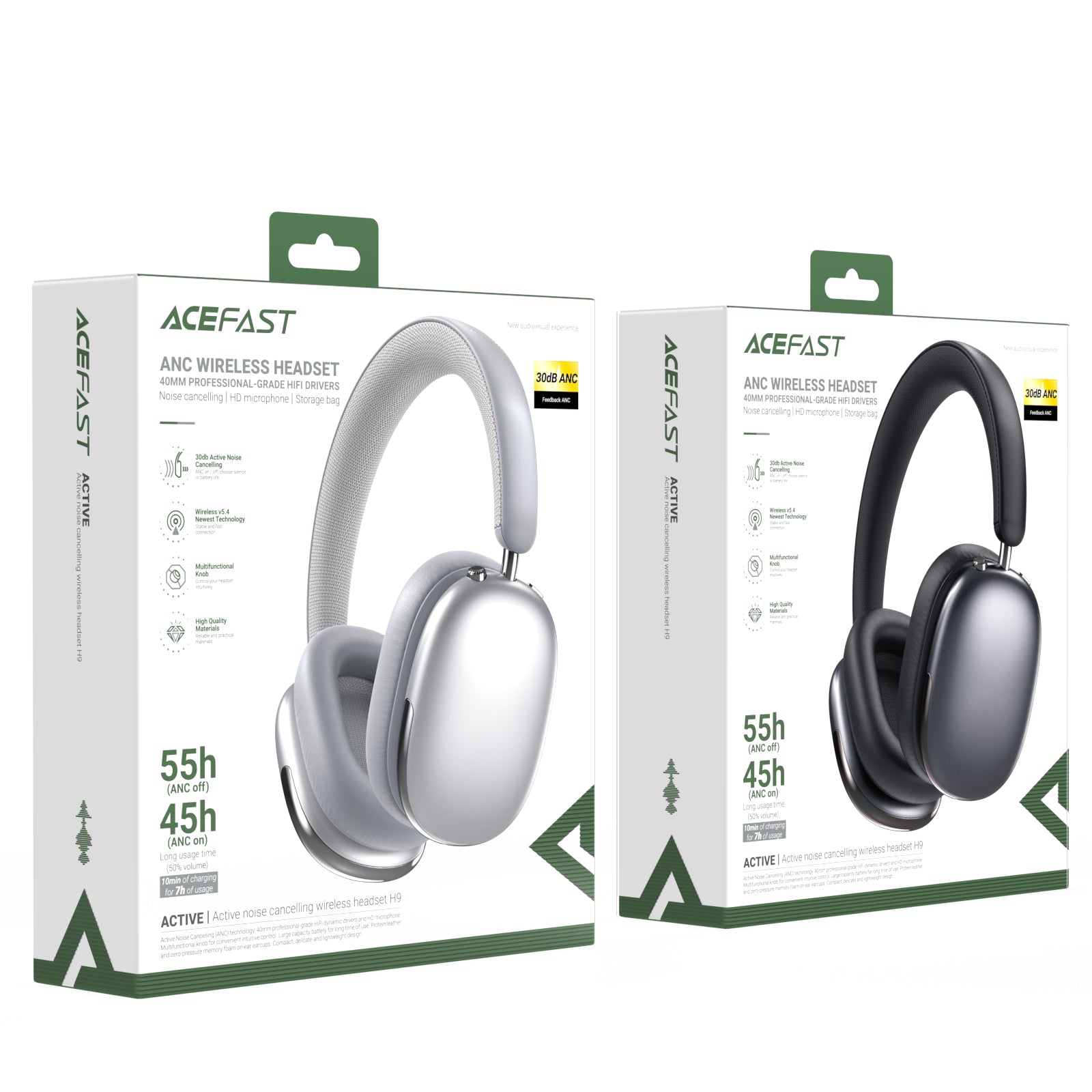 H9 Active Noise Cancelling Wireless Headset