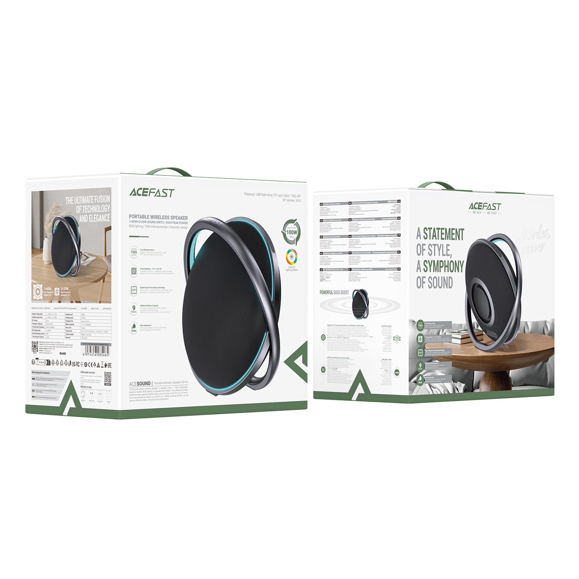 K5 Pro Portable Wireless Speaker