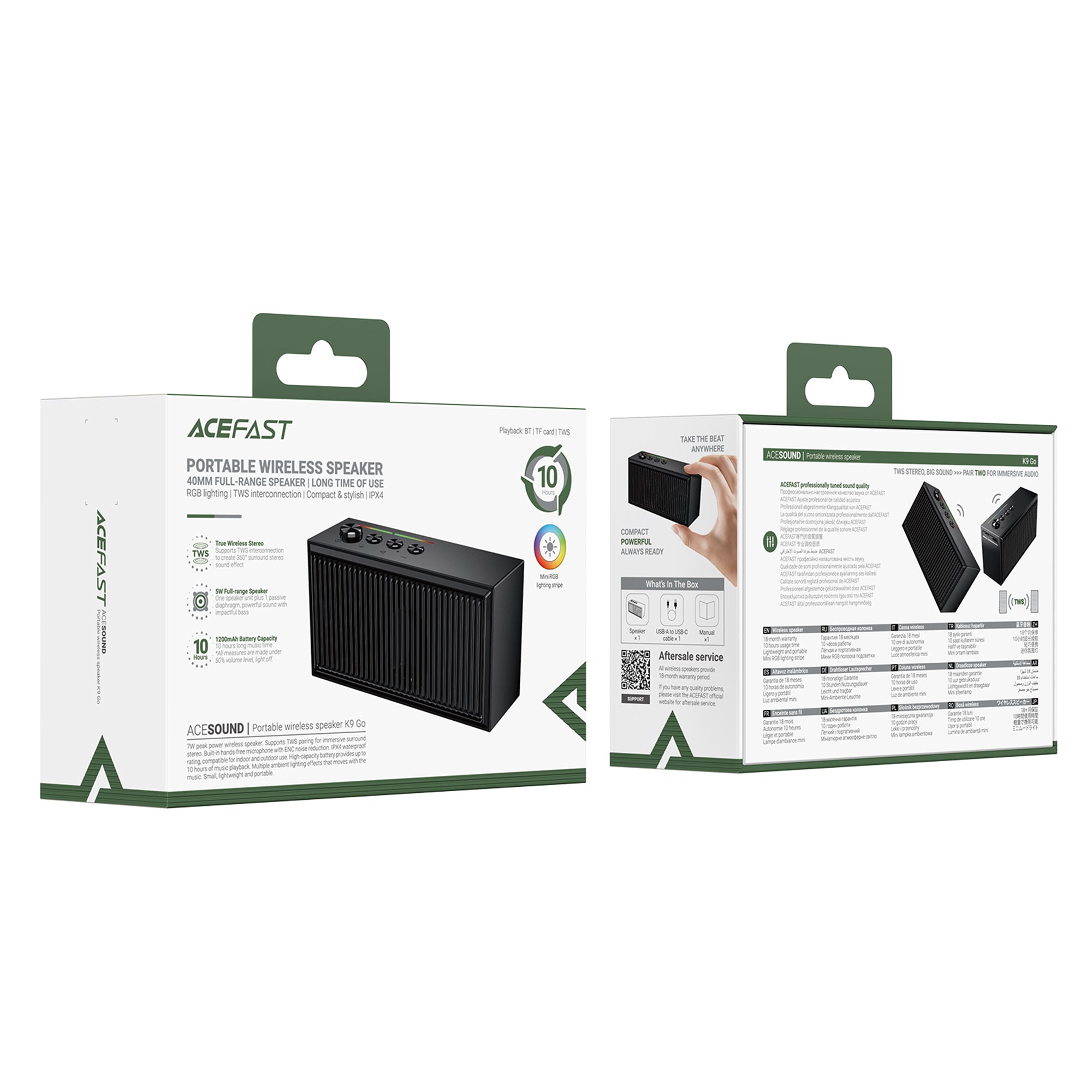 K9 Go Portable Wireless Speaker | Acefast