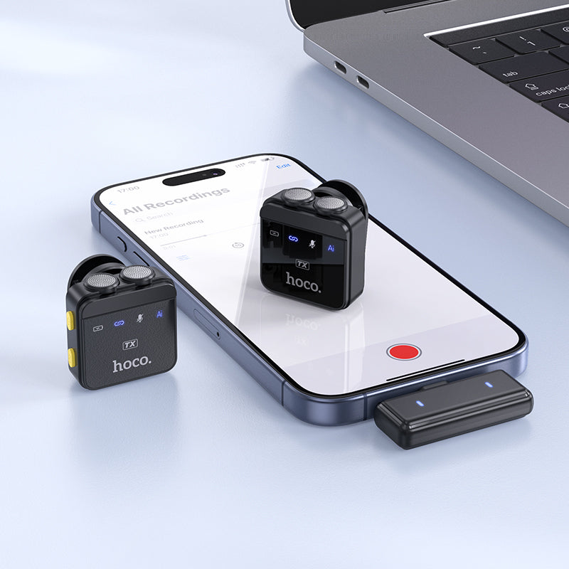 L17 Dual-Mic Magnetic Lavalier Wireless Digital Microphone (iP/Type-C)