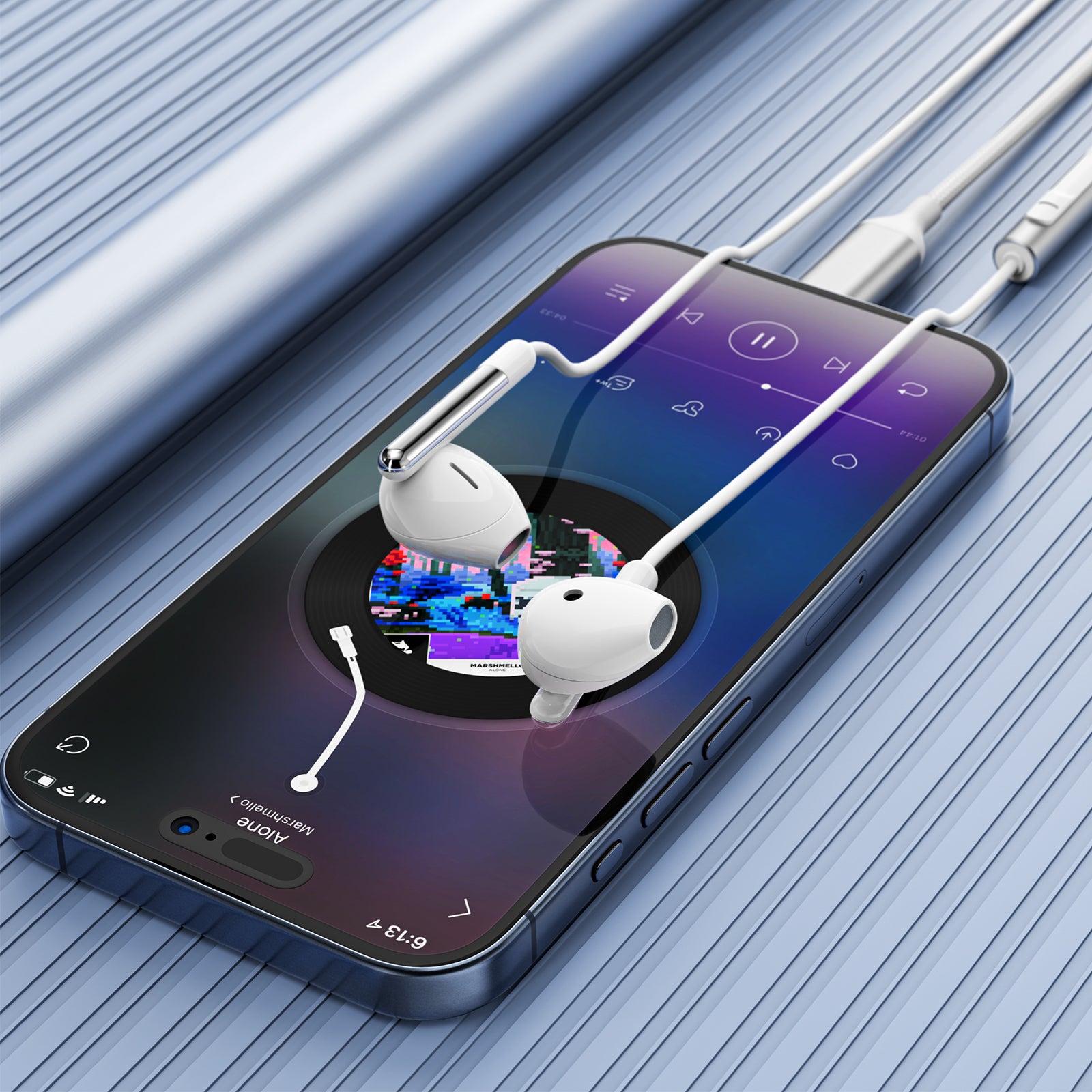 L3 USB-C wired earphones with mic