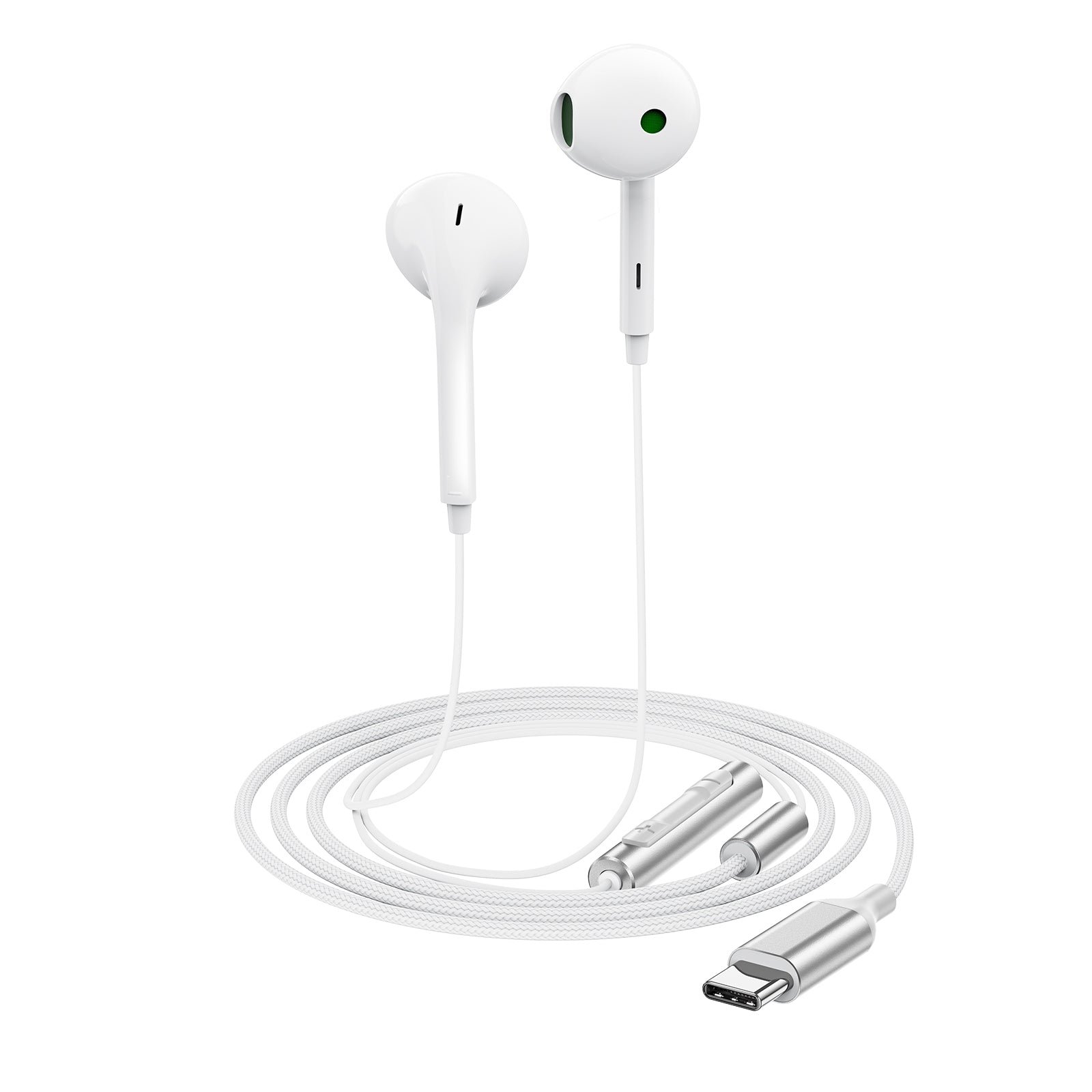 L7 USB-C Semi-In-Ear Wired Earphones With Mic