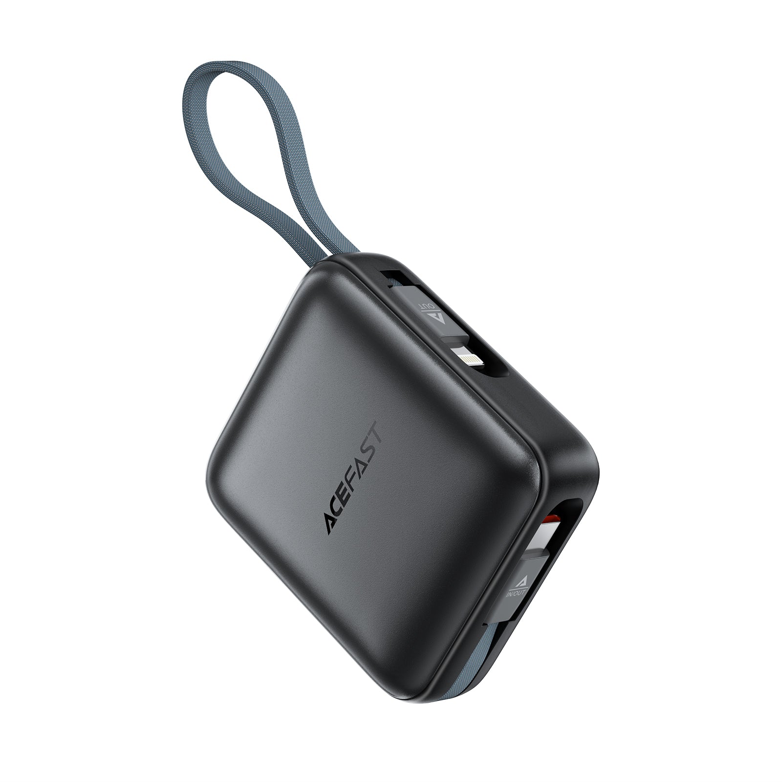M23-10000 22.5W Power bank built-in dual Cables | Type-C+ Lightning dual-cable design