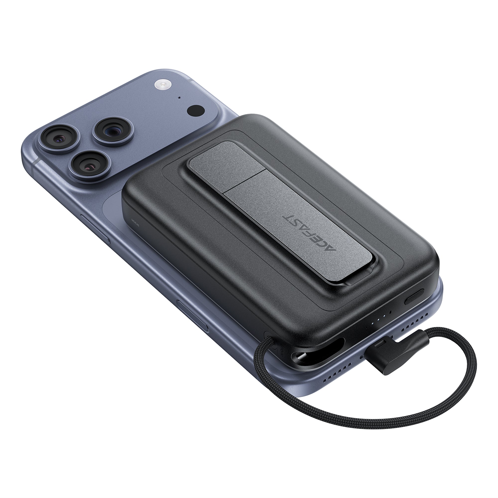 M24-10000 22.5W Magnetic Fast Charging Power Bank With Holder and Cable (CCC)