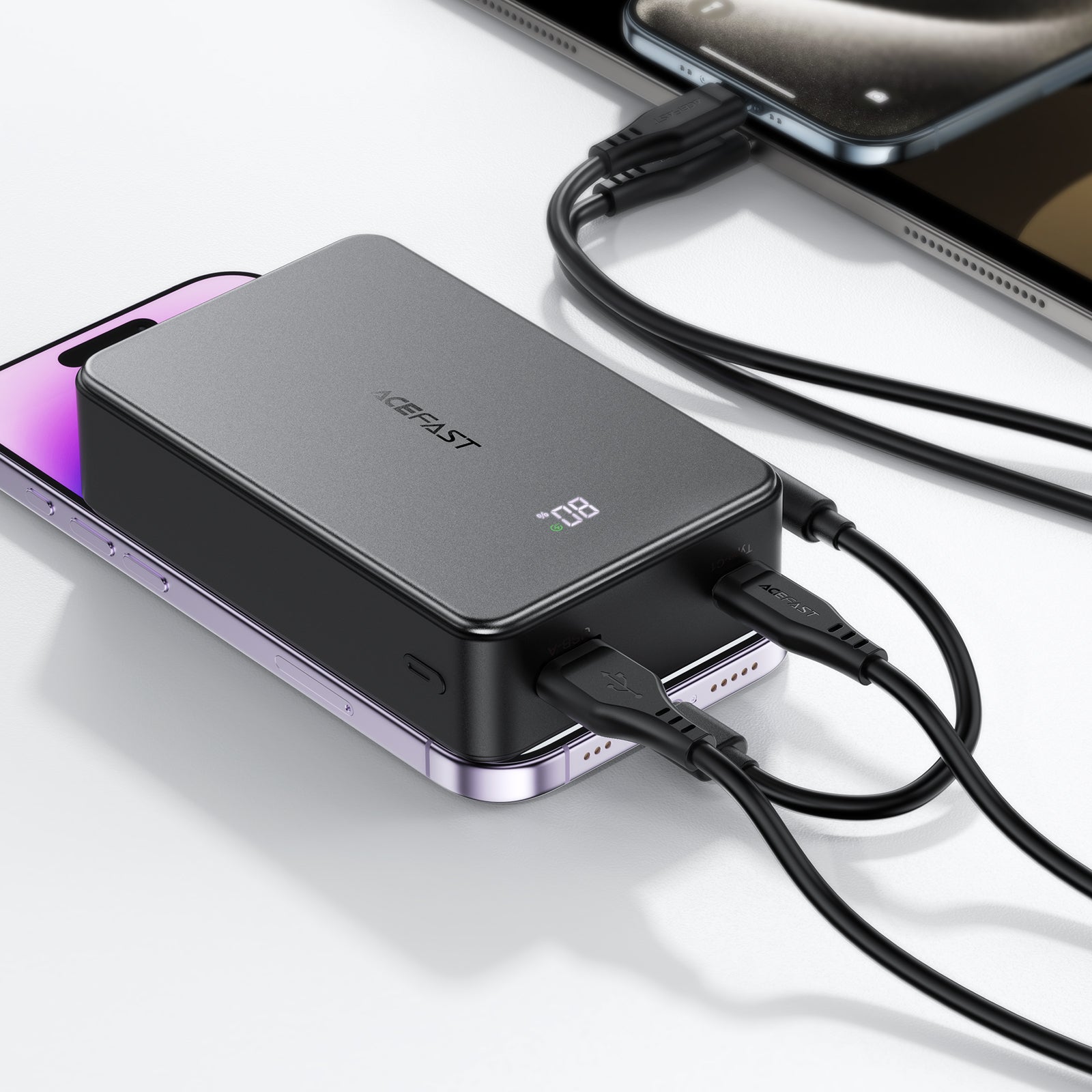 M29 22.5W Fast Charging Power Bank With Cable 20000mAh