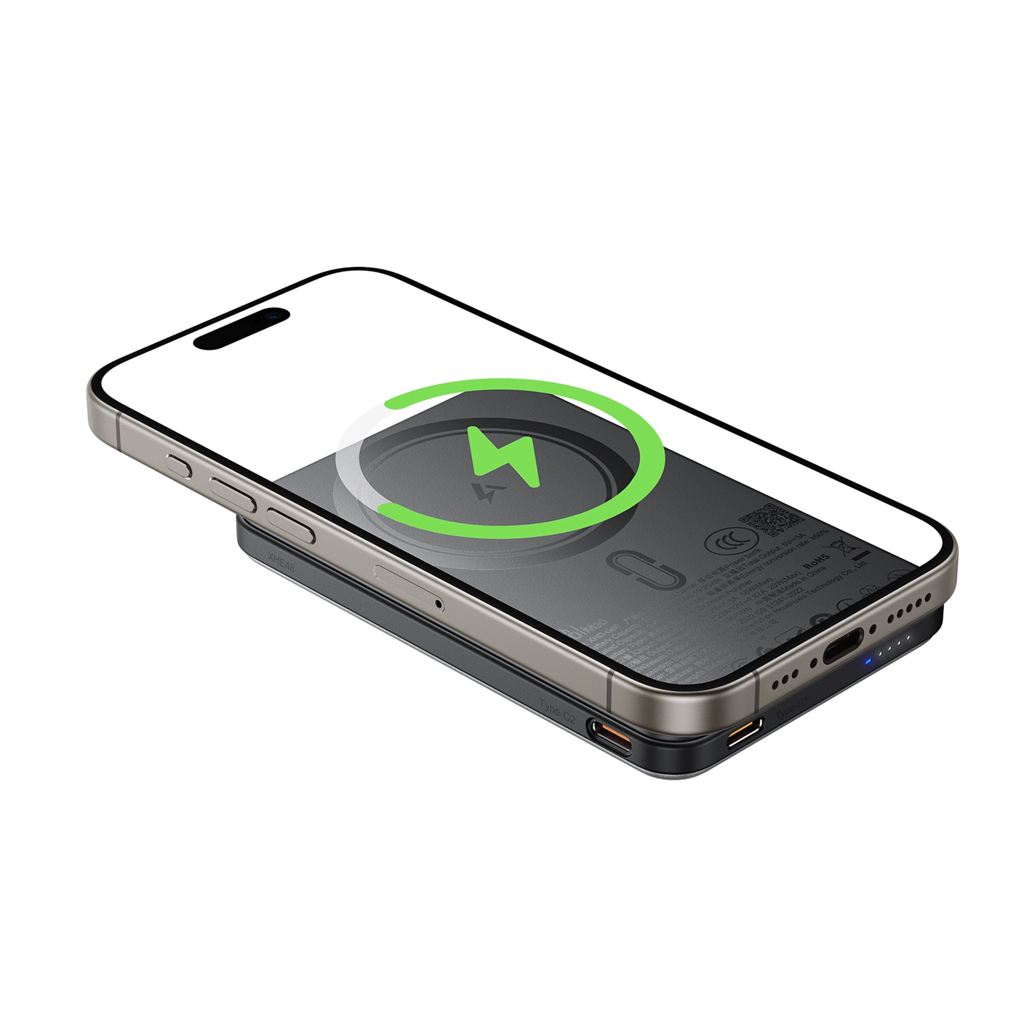 M30-5000 PD20W Magnetic Fast Charging Power Bank With Cable (CCC)