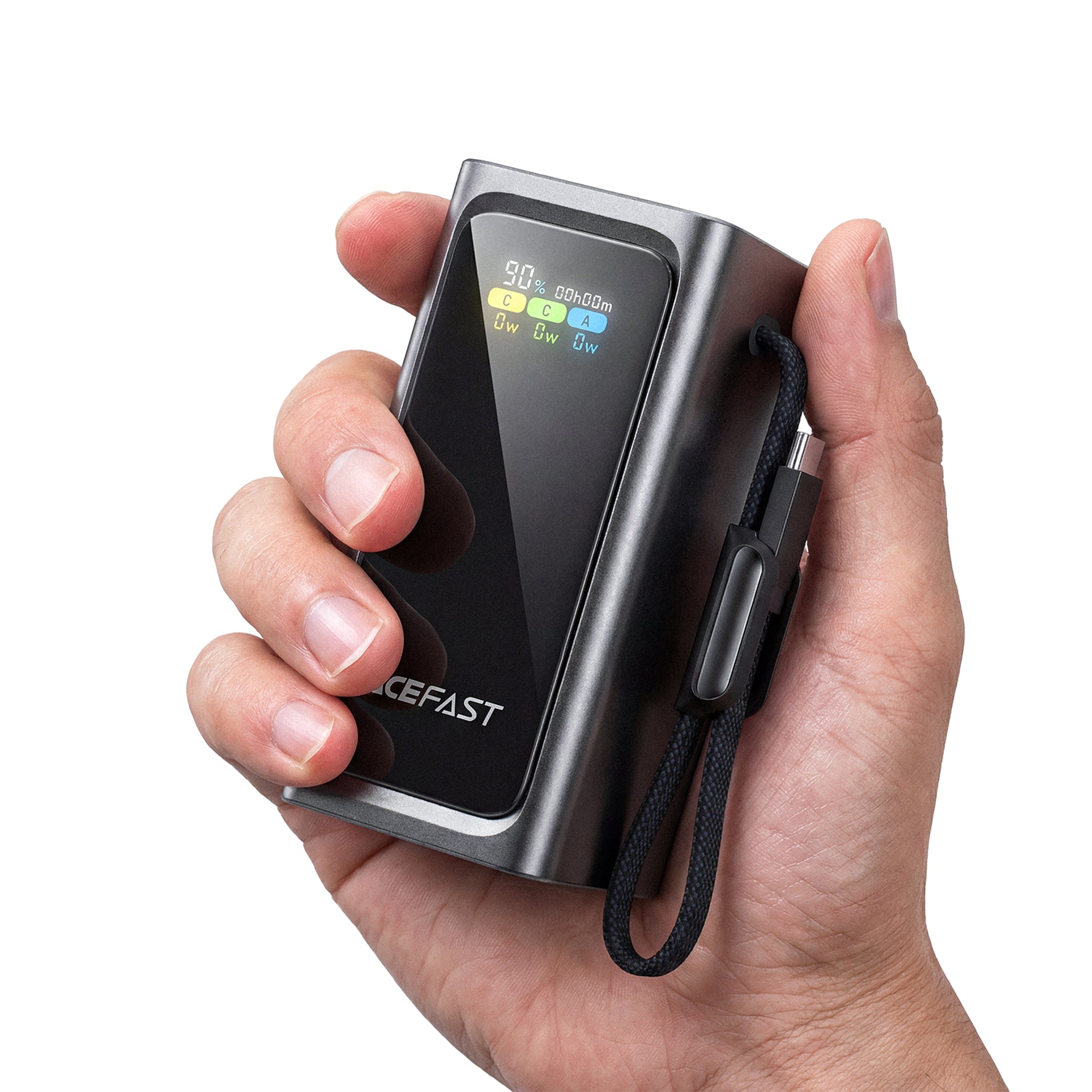 M33 100W Fast Charging Power Bank With Cable and TFT Display 20000mAh