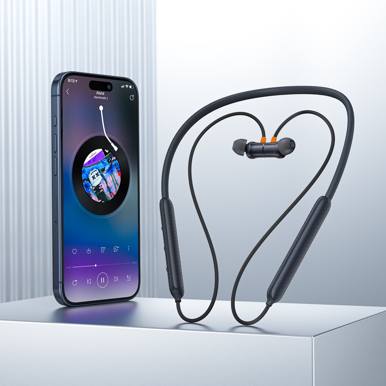N2 Neck Hanging Call Noise Reduction Wireless Earphones