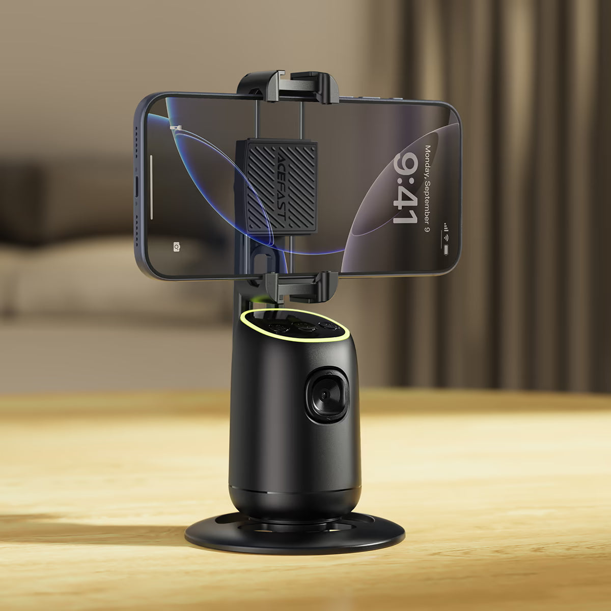 Smart AI Phone Holder E44 | 360-Degree AI intelligent Follow-Up PTZ