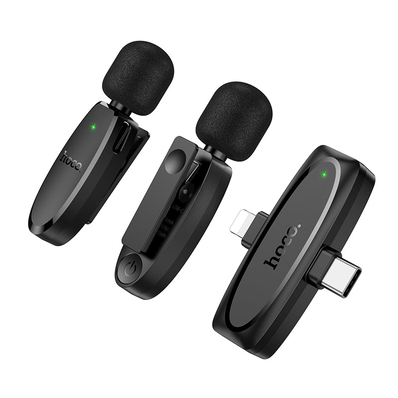 Wireless Digital Lavalier Microphones iP+Type-C Version | L15 Dual-Mic