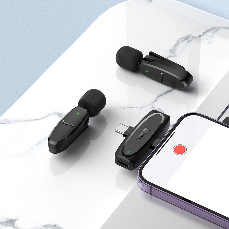 Wireless Digital Lavalier Microphones iP+Type-C Version | L15 Dual-Mic