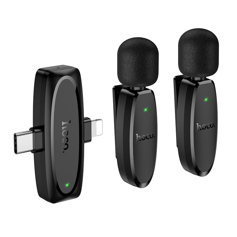 Wireless Digital Lavalier Microphones iP+Type-C Version | L15 Dual-Mic