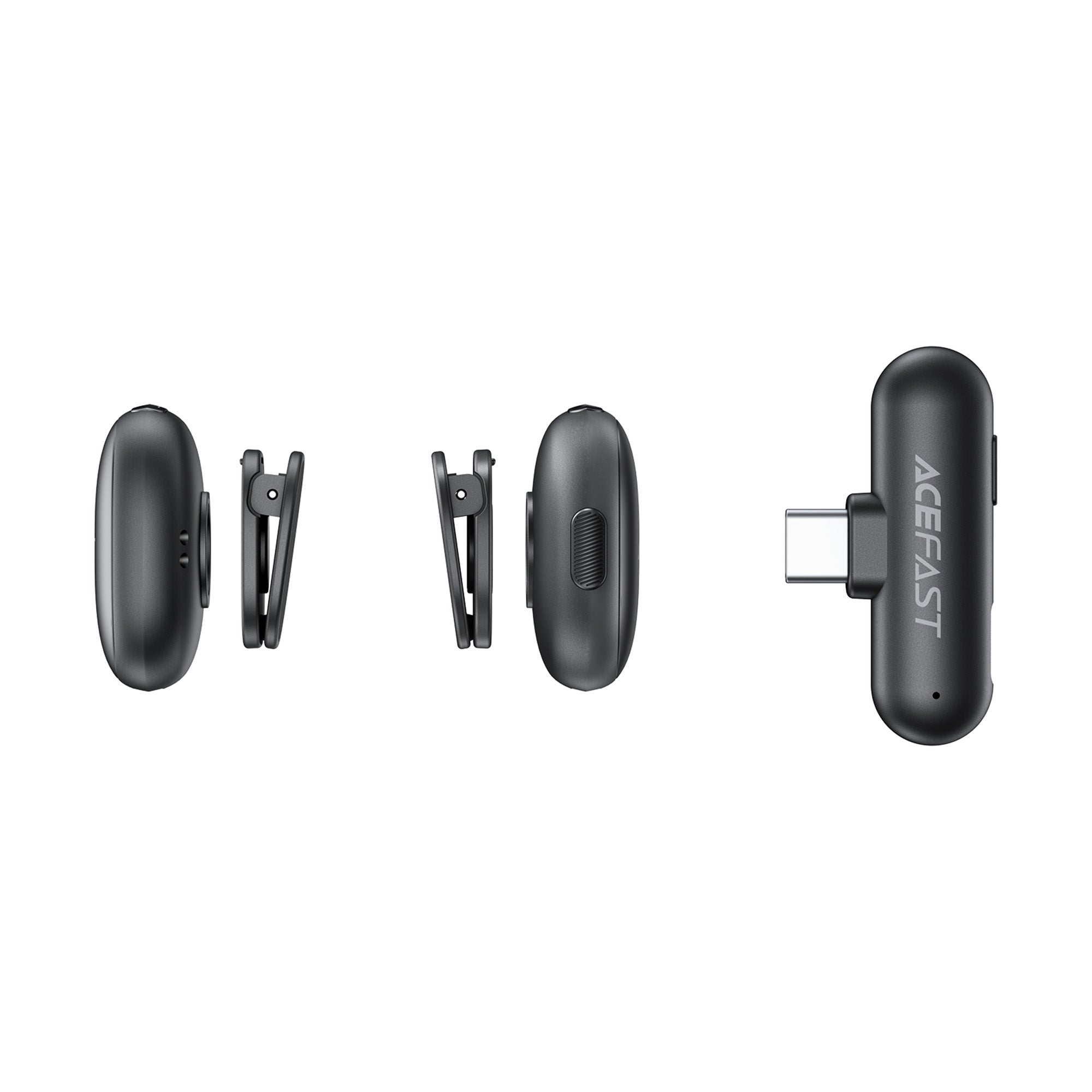 Wireless Lavalier Microphones R1 | Two HD microphones with receiver and charging case