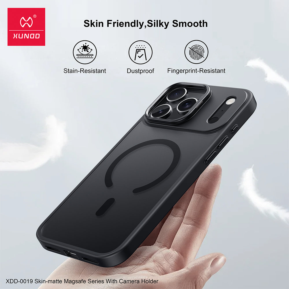XDD-0019  Skin-Matte Magsafe Series With Camera Holder for iPhone 17 Series