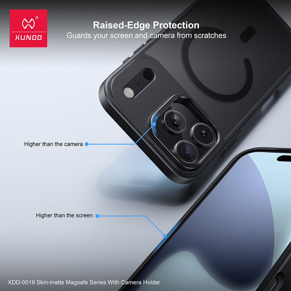 XDD-0019  Skin-Matte Magsafe Series With Camera Holder for iPhone 17 Series