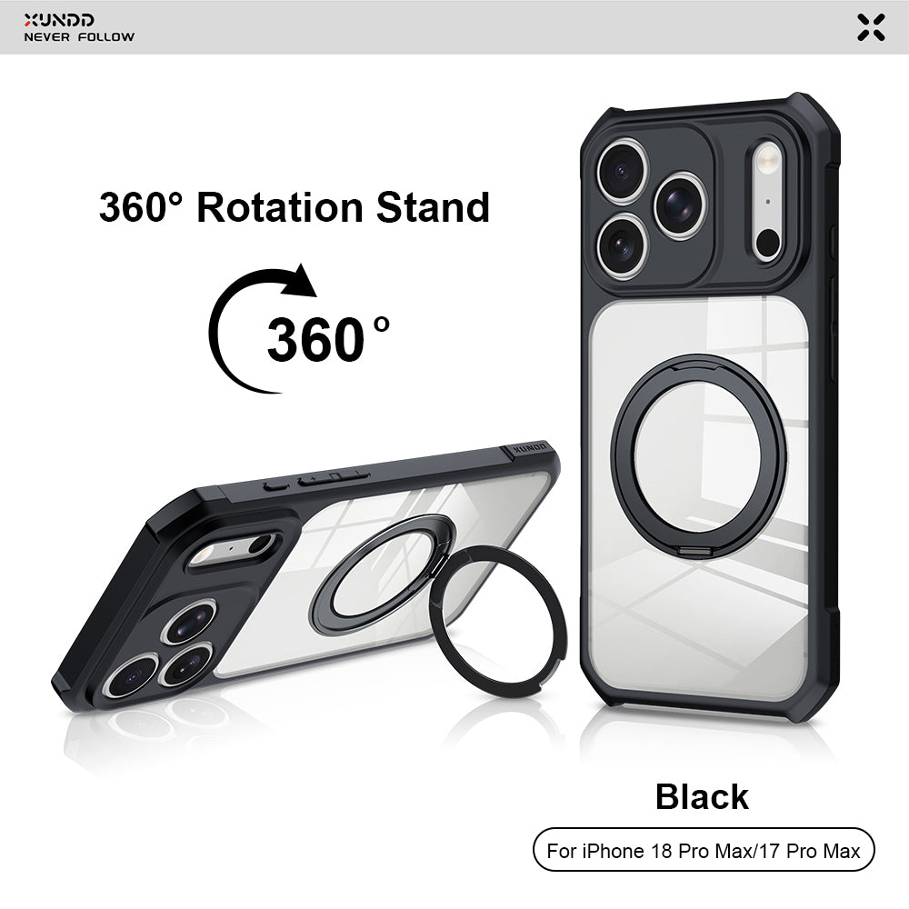 Xundd Beatle Series with Rotatable Magnetic Holder Case For iPhone 18 Pro | iPhone 18 Pro Max